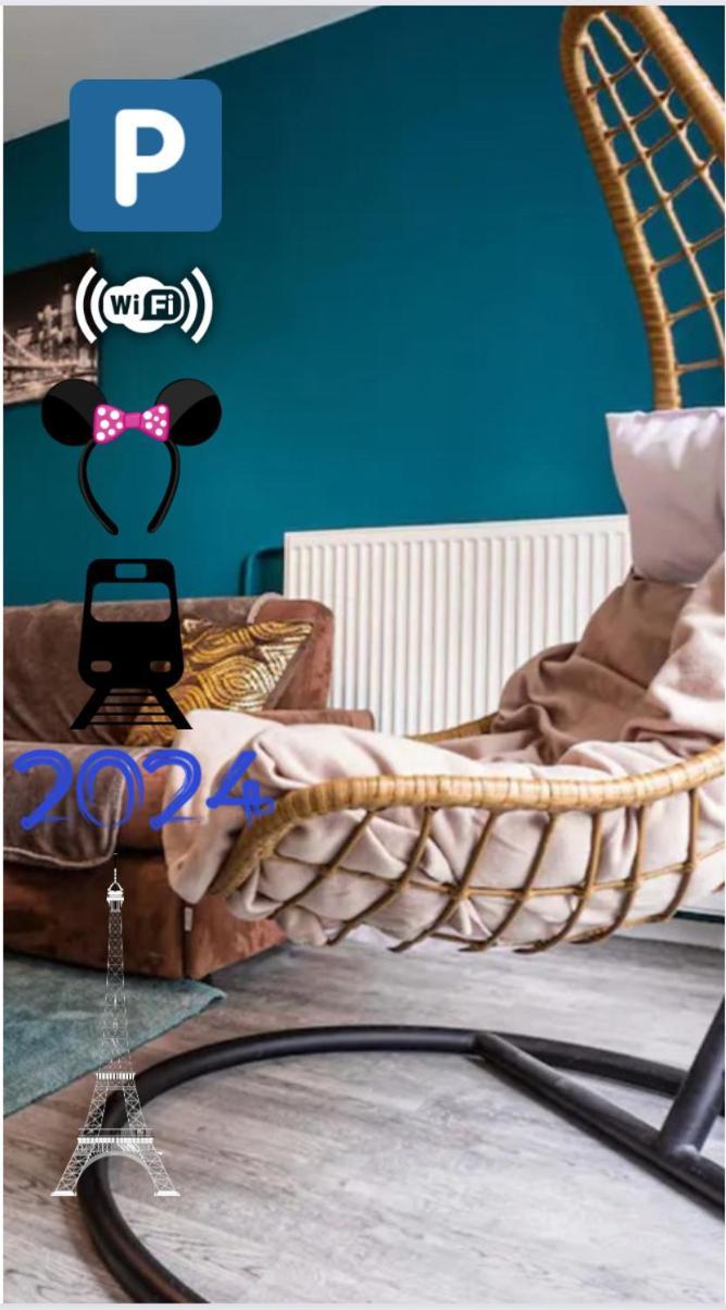 *Cosy Home 20' Paris 25' Disney - Free Wifi* Villiers-sur-Marne Exterior foto